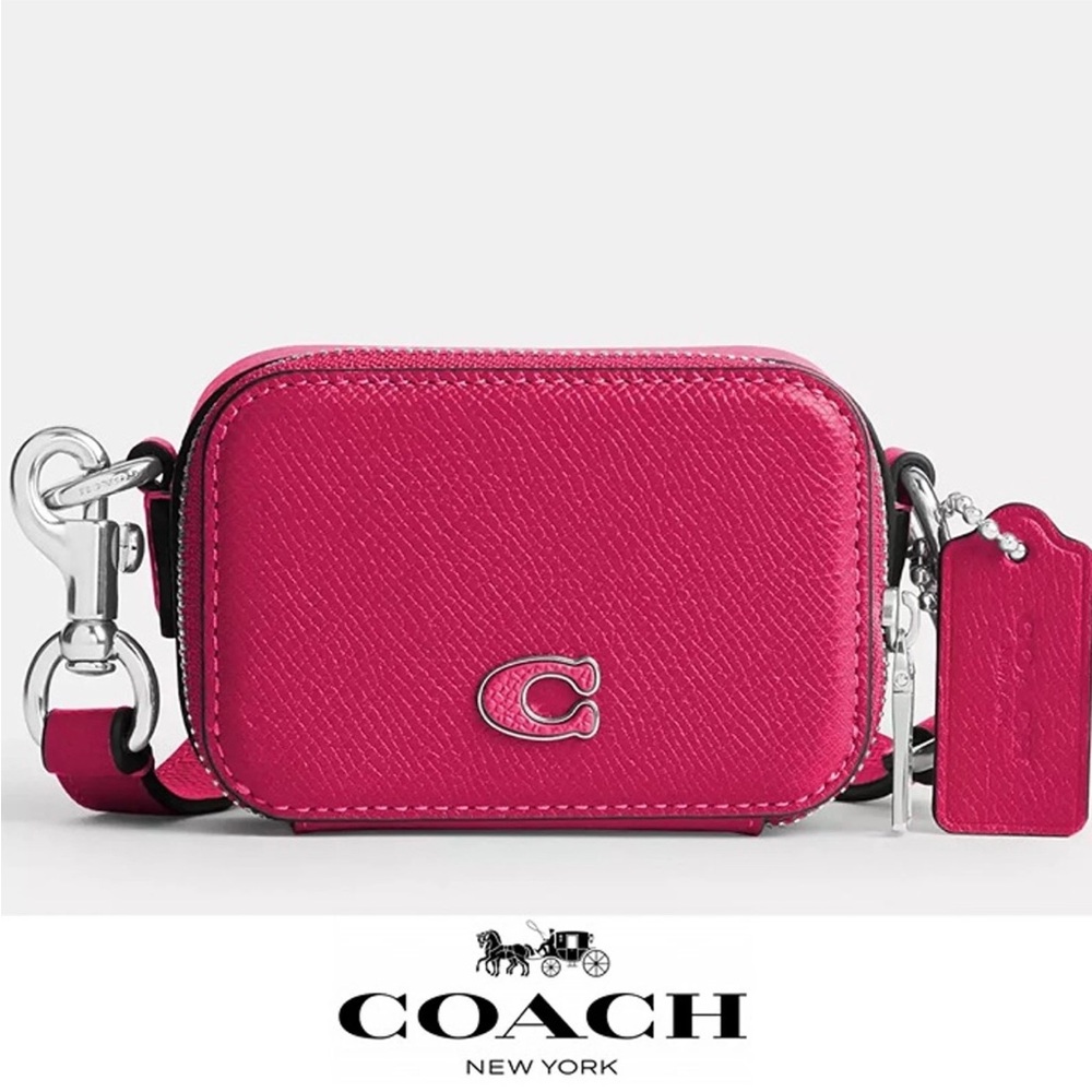 NWT  COACH crossbody pouch CP271 dragonfruit
